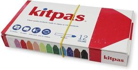 img 2 attached to Kitpas Medium Art Crayons 🖍️ - Set of 12 Vibrant Colors