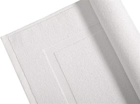 img 2 attached to Get Ultimate Comfort with AmazonCommercial Premium 100% Cotton Bath Mat Set - Pack of 6, 20 x 30 Inches, 684 GSM, White