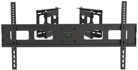 img 3 attached to 📺 Monoprice Cornerstone Series Full-Motion Articulating TV Mount: 37in to 63in, 132lbs Max Weight - Black