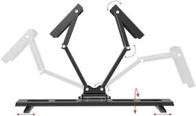 img 2 attached to 📺 Monoprice Cornerstone Series Full-Motion Articulating TV Mount: 37in to 63in, 132lbs Max Weight - Black