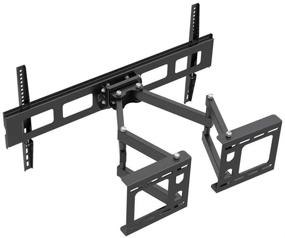 img 1 attached to 📺 Monoprice Cornerstone Series Full-Motion Articulating TV Mount: 37in to 63in, 132lbs Max Weight - Black