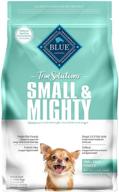 🐶 small & mighty: blue buffalo true solutions for natural small breed adult dry and wet dog food with chicken logo