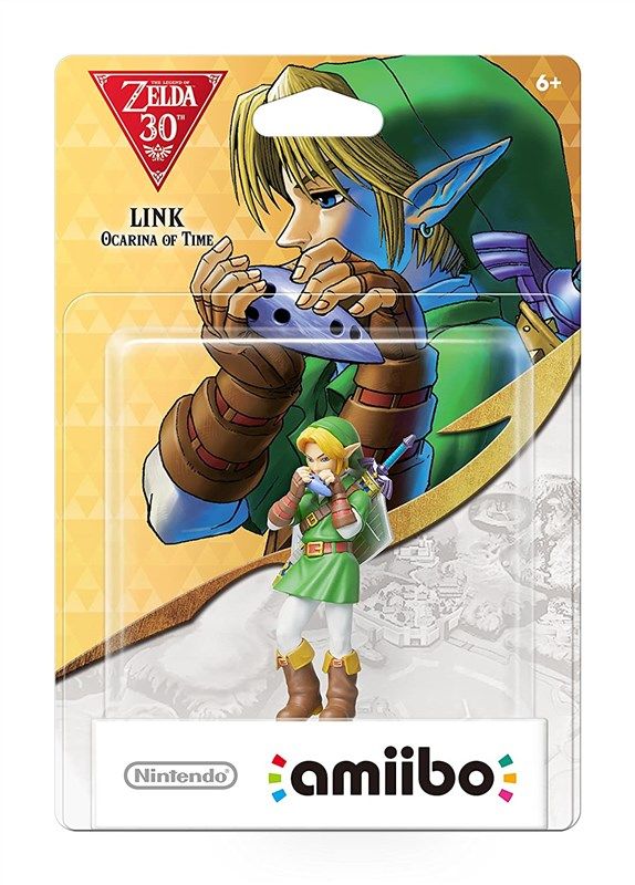 nintendo link ocarina time amiibo u 로고