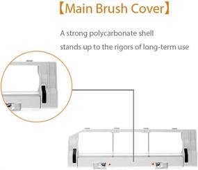 img 2 attached to 🔧 Replacement Main Brush Cover Parts for Roborock S50 S51 Vacuum - SOFOXYI Second Generation