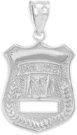 american heroes sterling silver pendant logo