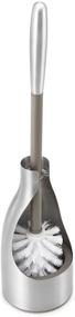 img 2 attached to Polder Sleek Stainless Steel Toilet Brush and Caddy: Stylish Hygiene Solution