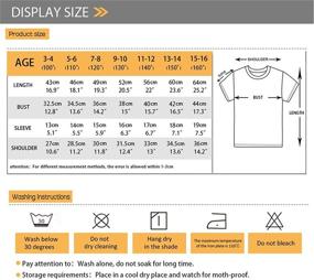 img 2 attached to Xhuibop T Shirts Lightweight Birthday Sportswear Girls' Clothing and Tops, Tees & Blouses