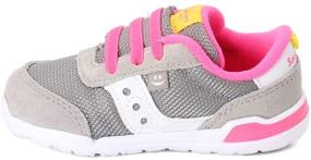 img 2 attached to Saucony Kids Jazz Sneaker Magenta Boys' Athletic Shoes