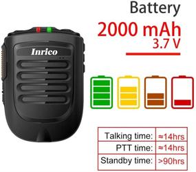 img 2 attached to 📞 ANYSECU Inrico Wireless PTT Microphone B01 - iOS & Android Version | Zello PTT Button Speaker with Wireless PTT Button & Zello Mic for Phones