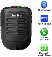 📞 anysecu inrico wireless ptt microphone b01 - ios & android version | zello ptt button speaker with wireless ptt button & zello mic for phones logo