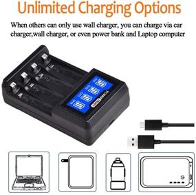 img 1 attached to PowerTrust Intelligent Battery Rechargeable Batteries