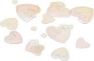 🎉 иридесцентный конфетти сердца cn053 - ослепительное украшение для вечеринки 1/2 унции, один размер логотип