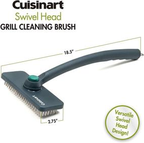 img 1 attached to 🔵 Cuisinart Royal Blue Swivel Head Grill Cleaning Brush (CCB-390)