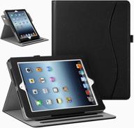 📱 fintie ipad case - corner protection, 360 degree rotating stand, pocket, auto sleep/wake - for ipad 2/3/4 (old model) logo