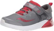 👟 saucony flash sneaker - athletic girls' shoes in black and green logo