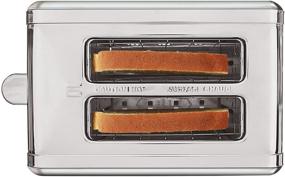 img 2 attached to BELLA Linea Collection 2-Slice Toaster: Extra Wide Slot & Custom Settings in Polished Stainless Steel