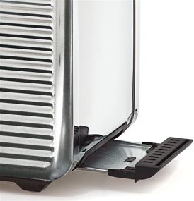 img 1 attached to BELLA Linea Collection 2-Slice Toaster: Extra Wide Slot & Custom Settings in Polished Stainless Steel