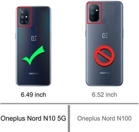 img 3 attached to NZND OnePlus Nord N10 5G Case With Tempered Glass Screen Protector (Full Coverage) Cell Phones & Accessories