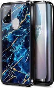 img 4 attached to NZND OnePlus Nord N10 5G Case With Tempered Glass Screen Protector (Full Coverage) Cell Phones & Accessories