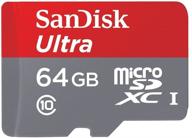 sandisk ultra 64gb microsdxc class 10 uhs memory card + adapter - up to 30mb/s speed [old version] logo