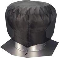 💨 turbine vent cover for enhanced roof ventilation - durable, lightweight, and universal (s: 12"x17.5", black) logo