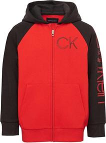 img 2 attached to Calvin Klein Fleece FA21Pullover 16 Boys' Clothing