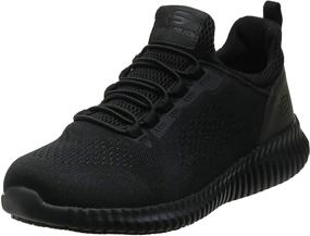 img 4 attached to Skechers Men's Cessnock Black Work & Safety Shoe - Men's Shoes