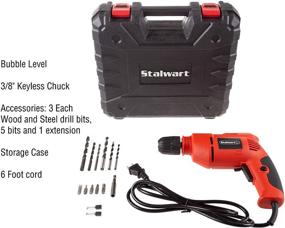 img 2 attached to 🔌 Stalwart Electric Power Drill 6 Foot: Unleash Maximum Versatility and Reach with This Exceptional Tool