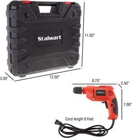 img 3 attached to 🔌 Stalwart Electric Power Drill 6 Foot: Unleash Maximum Versatility and Reach with This Exceptional Tool