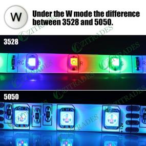 img 1 attached to 🌈 16.4ft/5M 5050 300LED RGB Multi-Color Waterproof(IP-65) SMD Flexible Strip Light Kit with 44 Key IR Remote Controller & 12V 5A Power Supply