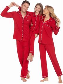 img 3 attached to Discover Cozy and Stylish Ekouaer Sleepwear Matching Outfits Loungewear for Ultimate Comfort