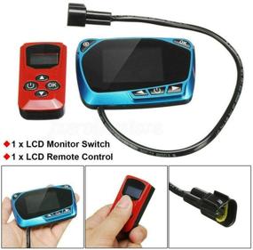 img 3 attached to 🔵 MS-12/24V Air Parking Heater Remote Controller + LCD Switch (Blue)