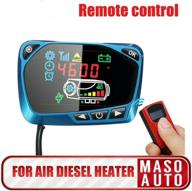 🔵 ms-12/24v air parking heater remote controller + lcd switch (blue) logo