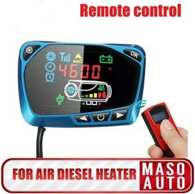 img 4 attached to 🔵 MS-12/24V Air Parking Heater Remote Controller + LCD Switch (Blue)