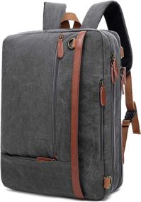 img 4 attached to CoolBELL Convertible Messenger Briefcase: The Ultimate Multi-Functional Backpacks for Every Occasion