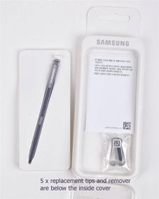 img 2 attached to 🖊️ Samsung Galaxy Note8 S-Pen Replacement, Orchid Gray EJ-PN950BVEGKR - Original from Samsung Korea