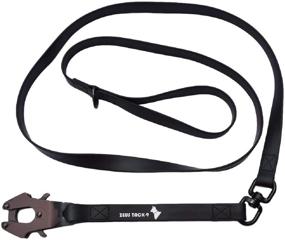 img 1 attached to 🐕 ZeusTacK9 Heavy Duty Tactical Load Bearing Dog Leash with Quick Release/Clamp, D-Ring Clasp, and Waterproof PVC Coating - Biothane Material, Leather-like Feel - Ideal for K9 Training and Walking