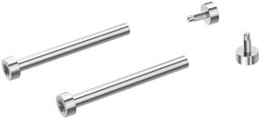 img 2 attached to 🔩 Premium Stainless Steel Screws & Removal Tool Set for Garmin Forerunner 235 Smart Watch - 2PCS Silver Replacement Accessories Compatible with Forerunner 235/220/230/620/630/735XT