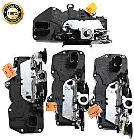 img 4 attached to 🚪 Power Door Lock Latch Actuators for Chevy GMC Cadillac 2007-2009 (Set of 4) - Front Rear Right & Left