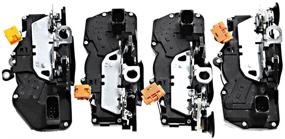 img 1 attached to 🚪 Power Door Lock Latch Actuators for Chevy GMC Cadillac 2007-2009 (Set of 4) - Front Rear Right & Left