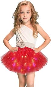 img 4 attached to 🩰 Luminous Girls' Ballet Skirt for Dancing in Girls' Clothing and Skirts & Skorts