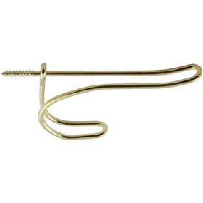 img 1 attached to National Hardware N186 866 Hooks Brass Industrial Hardware