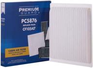 🚘 high-performance pg cabin air filter pc5876 for 2007-2015 ford edge, lincoln mkx, mkz & mazda cx-9 logo