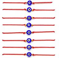 zeytin evil eye bracelet collection: protect yourself with 8pcs blue, red, small evil eye bracelets for women, men, kids, babies - newborn evil eye jewelry for powerful protection logo