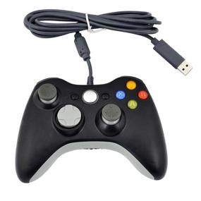 img 1 attached to Findway Wired Controller Xbox 360 Black
