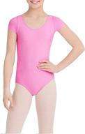 🩰 capezio youth sleeve leotard garnet int girls' clothing: premium comfort and style for young dancers logo