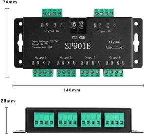 img 3 attached to 💡 Enhance Your Addressable RGB Strip Lighting - Introducing the SUPERNIGHT LED Pixel Strip Amplifier SP901E