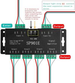 img 1 attached to 💡 Enhance Your Addressable RGB Strip Lighting - Introducing the SUPERNIGHT LED Pixel Strip Amplifier SP901E