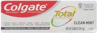 🪥 colgate total clean mint travel size toothpaste, 8-pack (0.88oz) logo