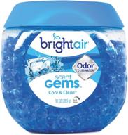 🌿 bright air cool and clean odor eliminator scent gems - 6 pack, 10 oz each - refresh your space! logo